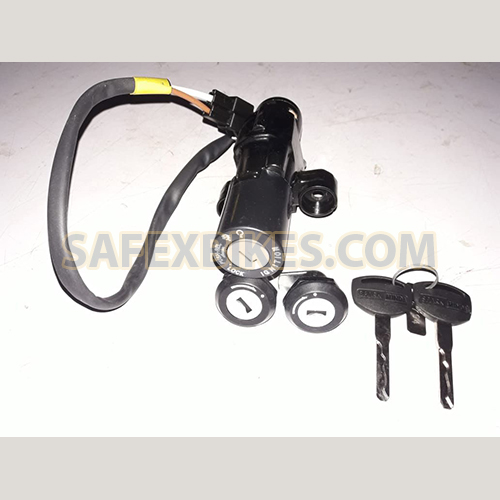 LOCK KIT WITH 2 TRACK KEYS PULSAR 220CC SPARK MINDA Motorcycle